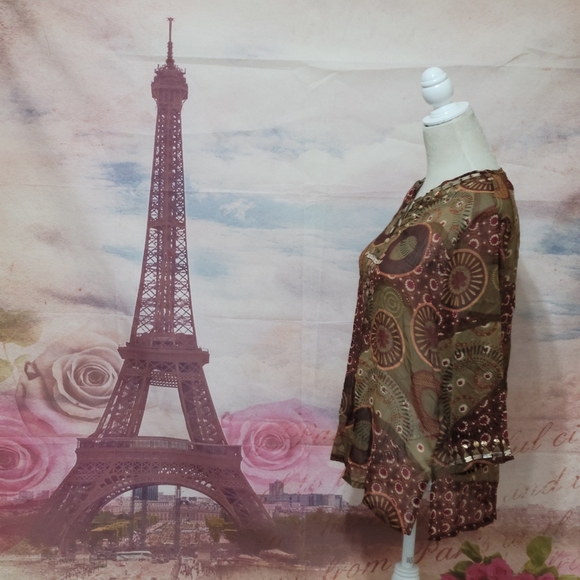 ⭐️ Units see through blouse tunic - Picture 3 of 8